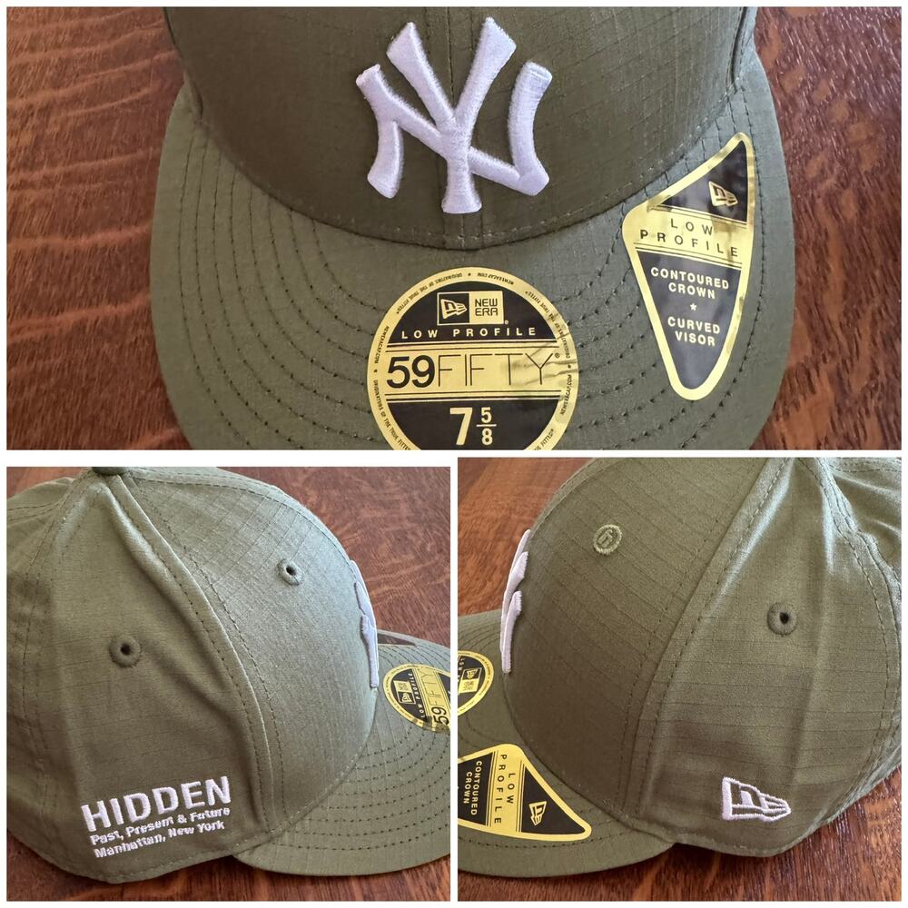 HIDDEN NY/NEW ERA NY Yankees Fitted Hat 7 5/8